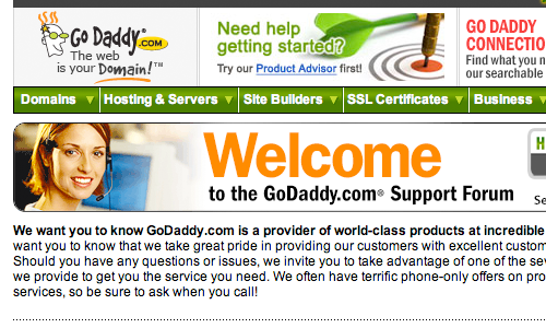 Godaddy Headset Hottie